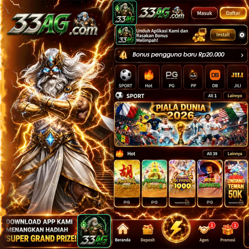 33AG - Portal Resmi Game Kasino dengan Link Daftar dan Akses Alternatif