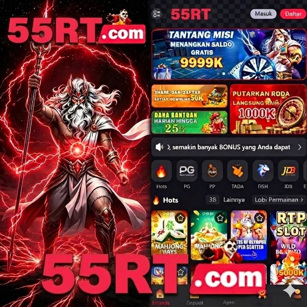 55RT - Login Situs Resmi dan Nikmati Ragam Game PG Soft