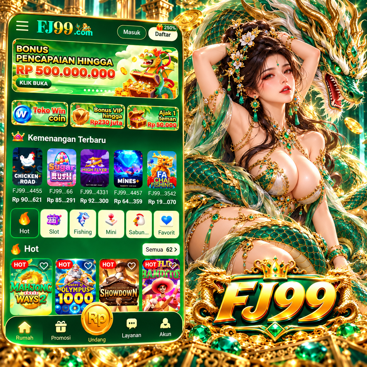 FJ99 - Platform Game Online dengan Beragam Pilihan Permainan Seru
